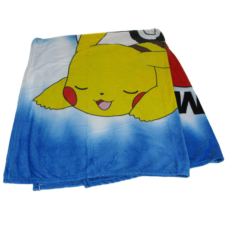 Koc pluszowy Pokemony 130cm x 160cm Pokemon Pikachu