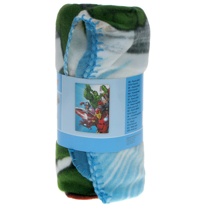 Koc polarowy Marvel Avengers 014152 (Thor, Kapitan Ameryka, Iron Man, Hulk)
