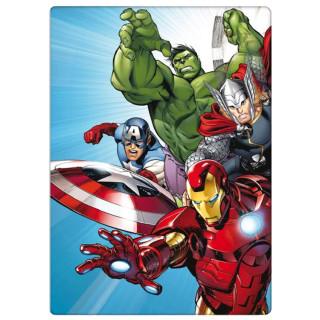 Koc polarowy Marvel Avengers 014152 (Thor, Kapitan Ameryka, Iron Man, Hulk)