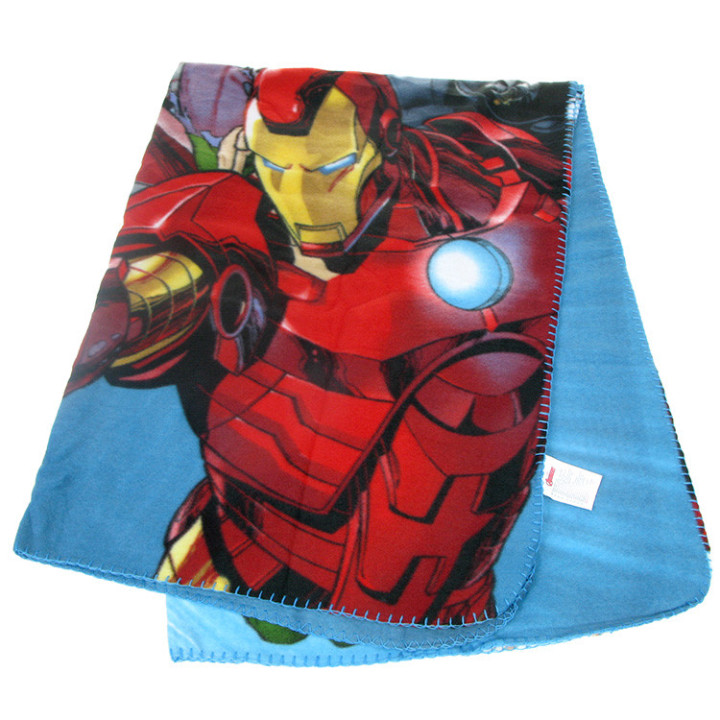 Koc polarowy Marvel Avengers 014152 (Thor, Kapitan Ameryka, Iron Man, Hulk)
