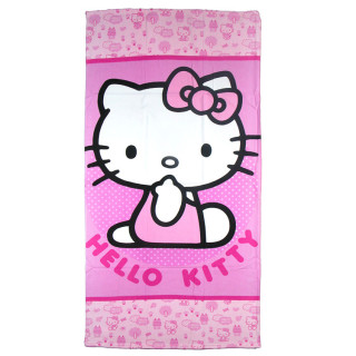 Ręcznik kąpielowy, plażowy: Hello Kitty 70 x 140cm (359159) Fast Dry