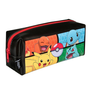 Pokemon - Pokemony: Pikachu, Bulbasaur, Squirtle i Charmander: piórnik saszetka