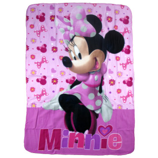 Koc polarowy Myszka Minnie 100x140cm