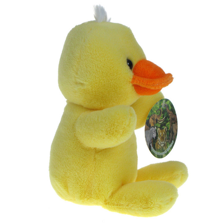 Pluszowe Zoo dla najmniejszych: Maskotka puchata żółta Kaczuszka (kaczątko) 24cm