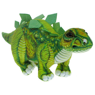 Barwne Prehistoryczne Zoo: Maskotka dinozaur Stegozaur 36cm