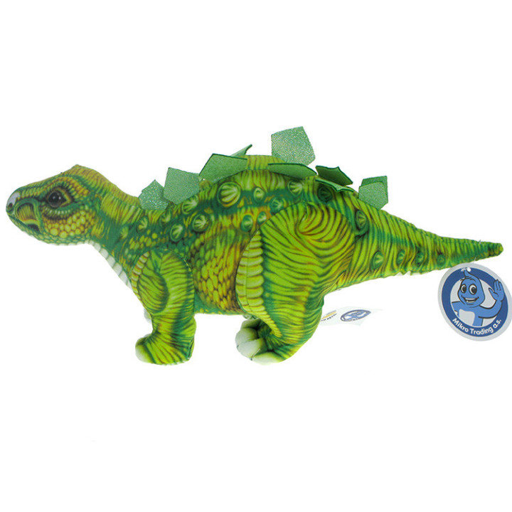 Barwne Prehistoryczne Zoo: Maskotka dinozaur Stegozaur 36cm