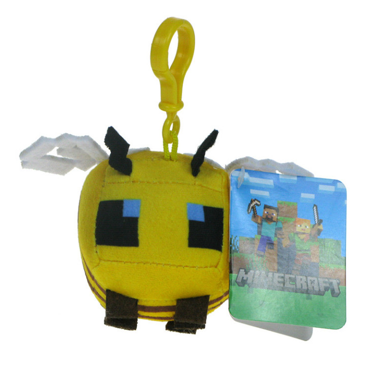 Minecraft: brelok, breloczek, zawieszka, mini maskotka: Pszczoła, pszczółka