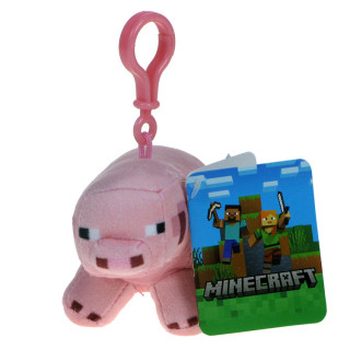 Minecraft: brelok, breloczek, zawieszka, mini maskotka: Świnia, świnka
