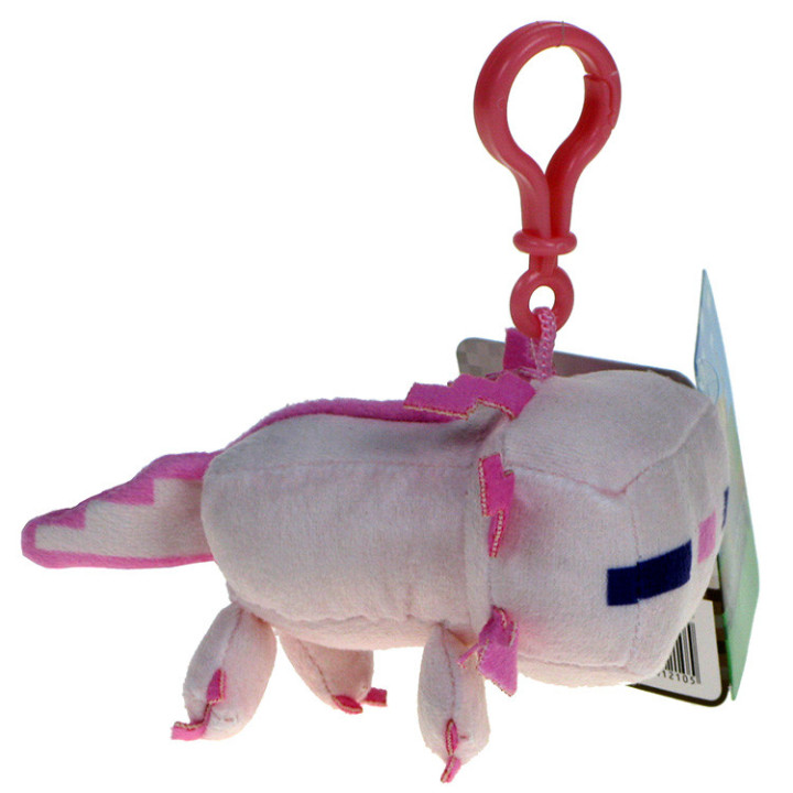 Minecraft: brelok, breloczek, zawieszka, mini maskotka: Aksolotl