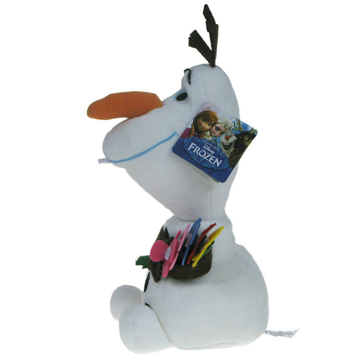 Kraina Lodu (Frozen) - maskotka Bałwanek Olaf z kwiatkami 30cm