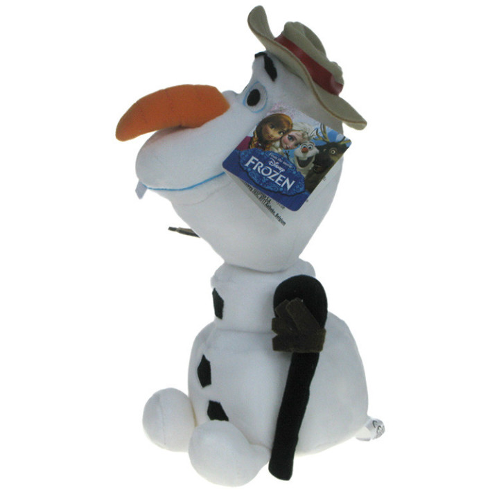 Kraina Lodu (Frozen) - maskotka Bałwanek Olaf w kapeluszu i z laseczką 30cm