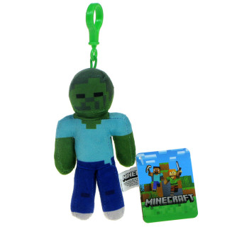 Minecraft: breloczek, zawieszka, mini maskotka: Zombie