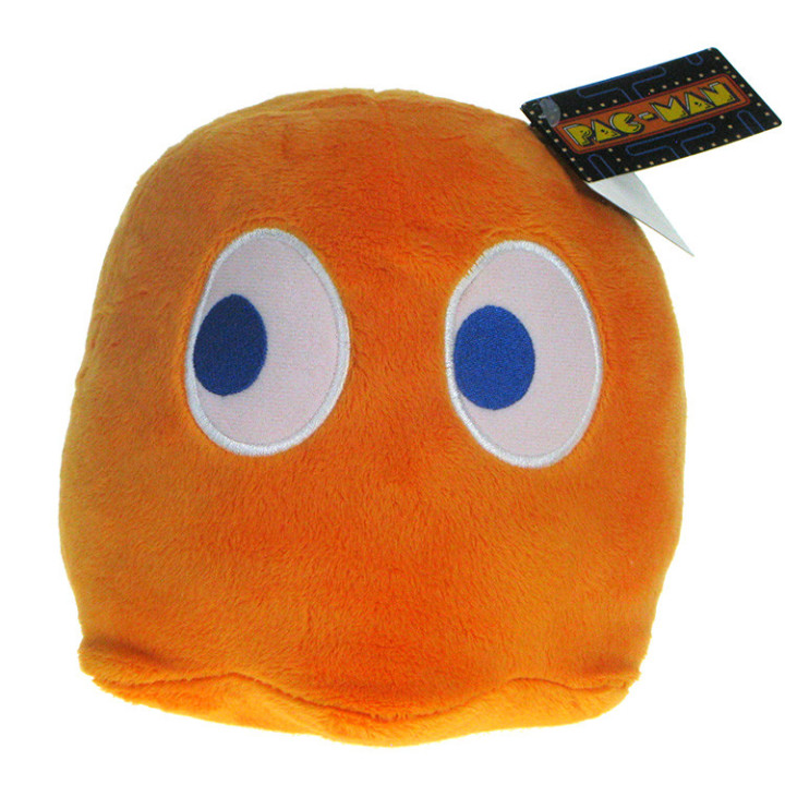 Pac-Man - Maskotka duch, duszek pomarańczowy - Clyde 20cm