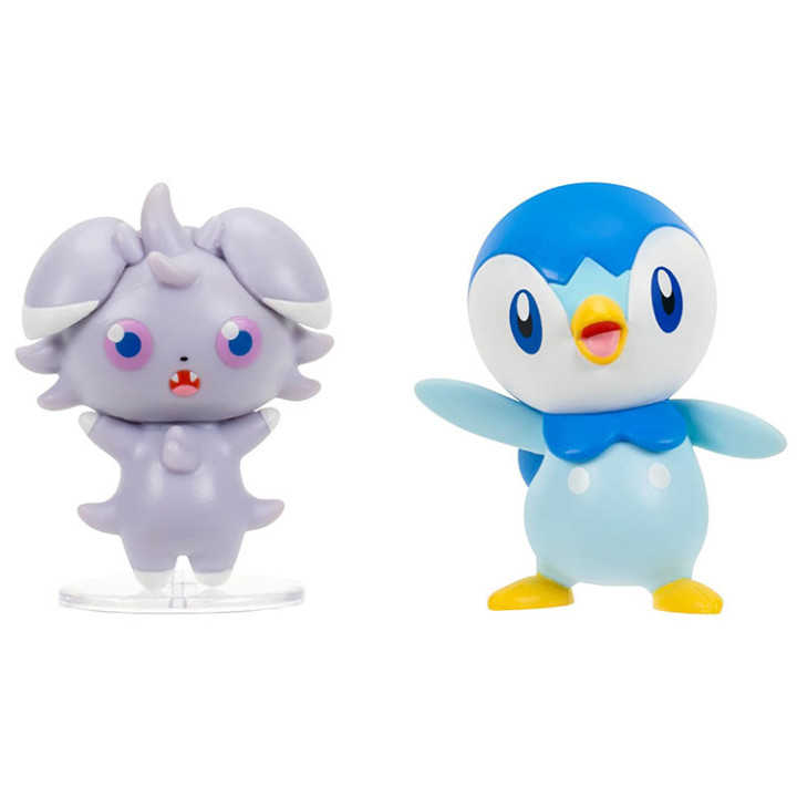 Pokemon - komplet 2 figurek - 82949 Piplup + Espurr