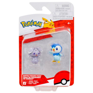 Pokemon - komplet 2 figurek - 82949 Piplup + Espurr