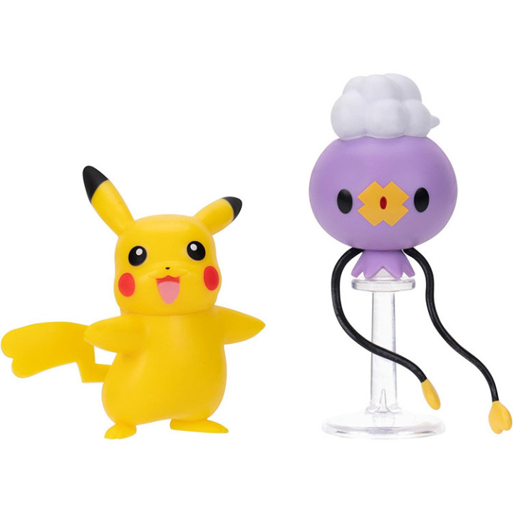 Pokemon - komplet 2 figurek - 82950 Pikachu + Drifloon