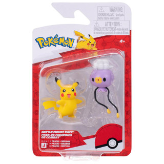 Pokemon - komplet 2 figurek - 82950 Pikachu + Drifloon