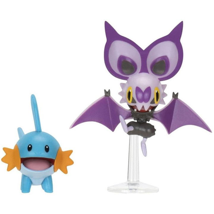 Pokemon - komplet 2 figurek - 75540 Mudkip + Noibat