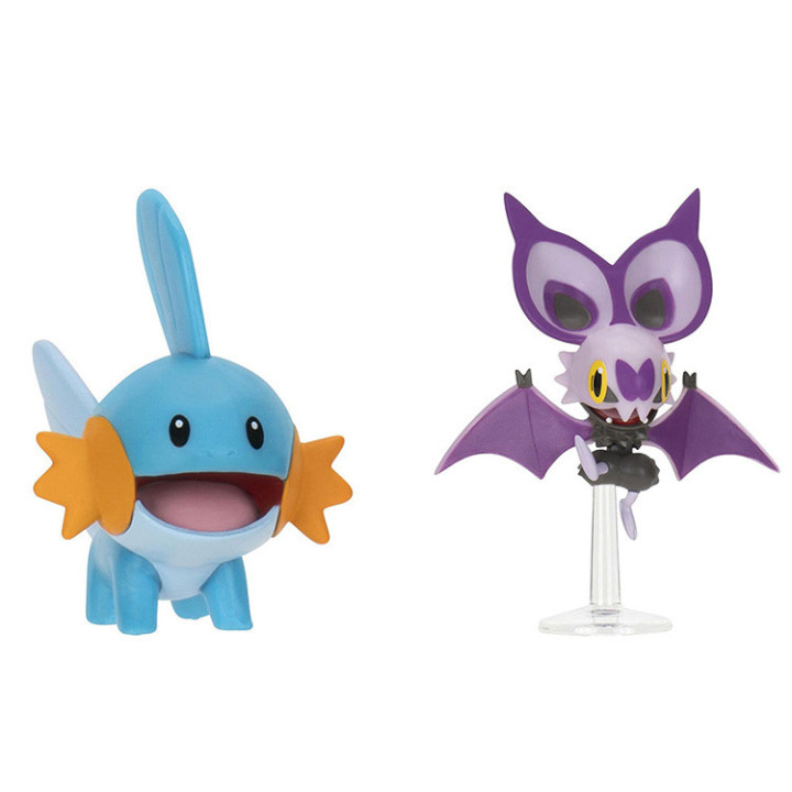 Pokemon - komplet 2 figurek - 75540 Mudkip + Noibat
