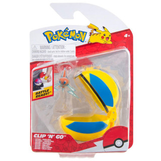 Pokemon - figurka+kula - Clip'n'go - Rotom + Quick Ball