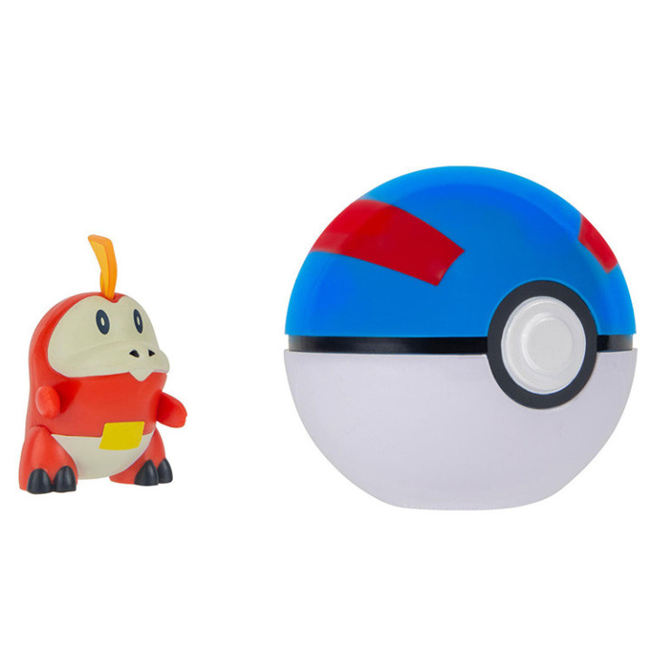 Pokemon - figurka+kula - Clip'n'go - Fuecoco + Great Ball