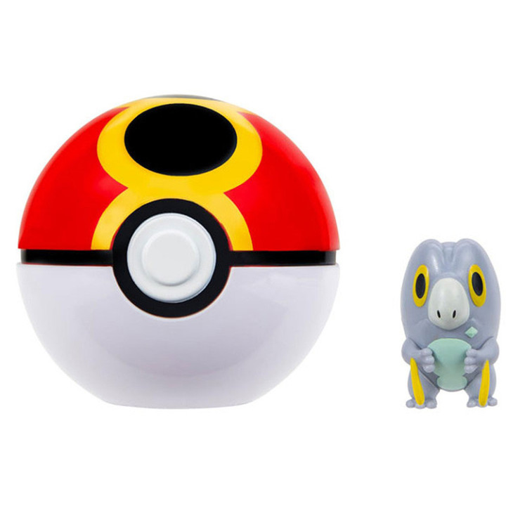 Pokemon - figurka+kula - Clip'n'go - Frigibax + Repeat Ball