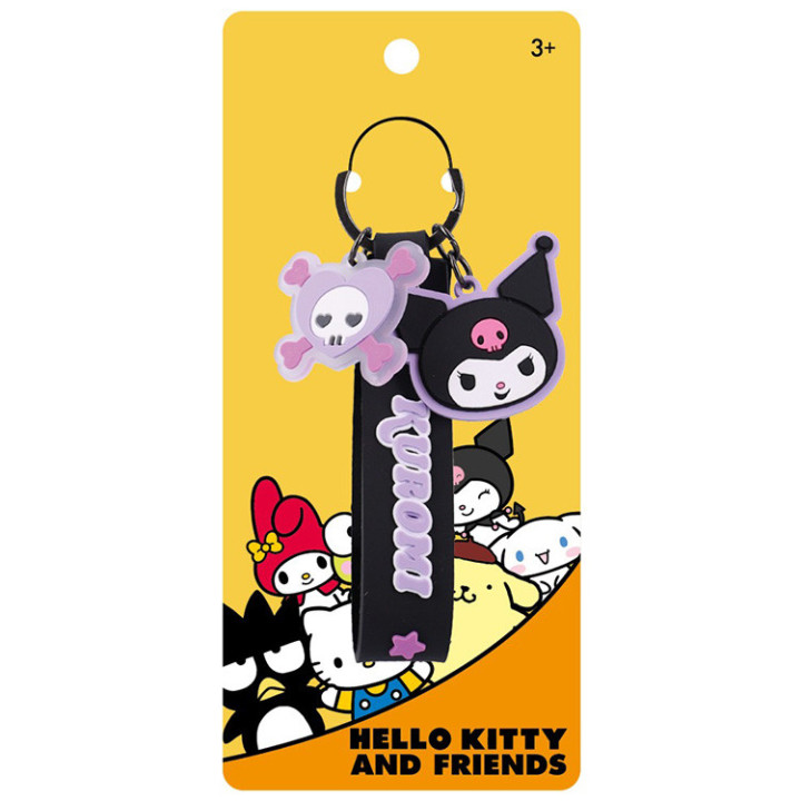Hello Kitty and Friends - brelok, breloczek, zawieszka, ozdoba Kuromi