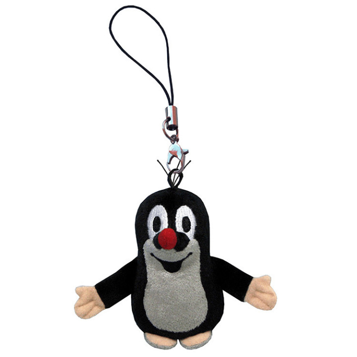 Krecik - mała maskotka KRECIK z zawieszką - 6cm do komórki