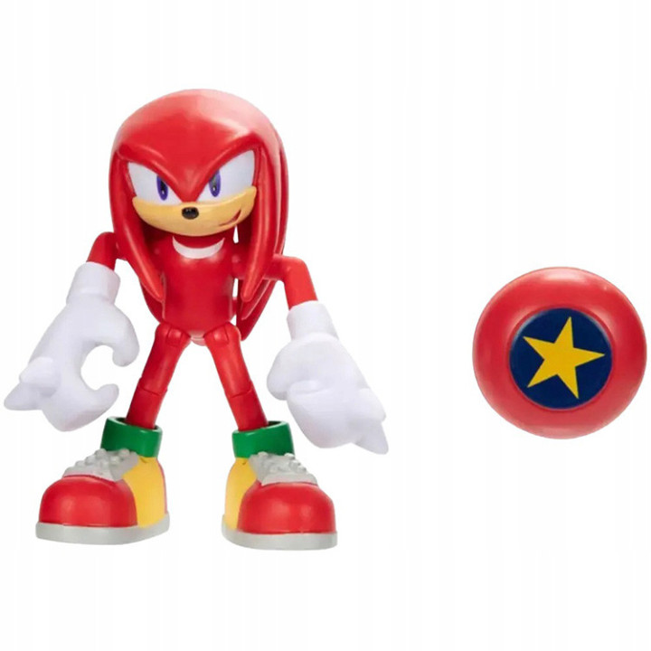 Sonic the Hedgehog - figurka akcyjna 10cm: Knuckles i star spring