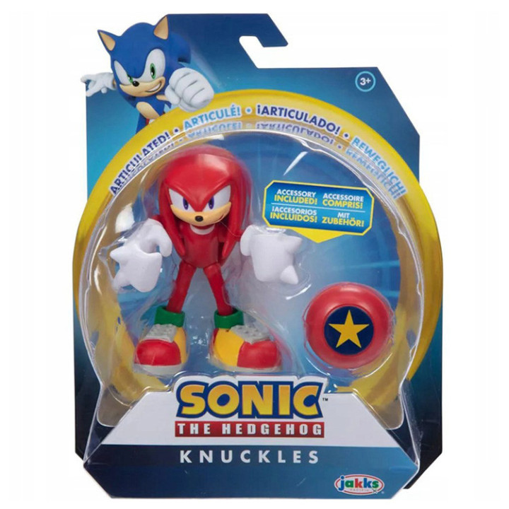 Sonic the Hedgehog - figurka akcyjna 10cm: Knuckles i star spring