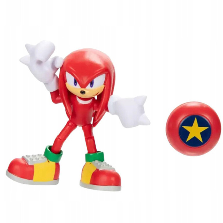 Sonic the Hedgehog - figurka akcyjna 10cm: Knuckles i star spring