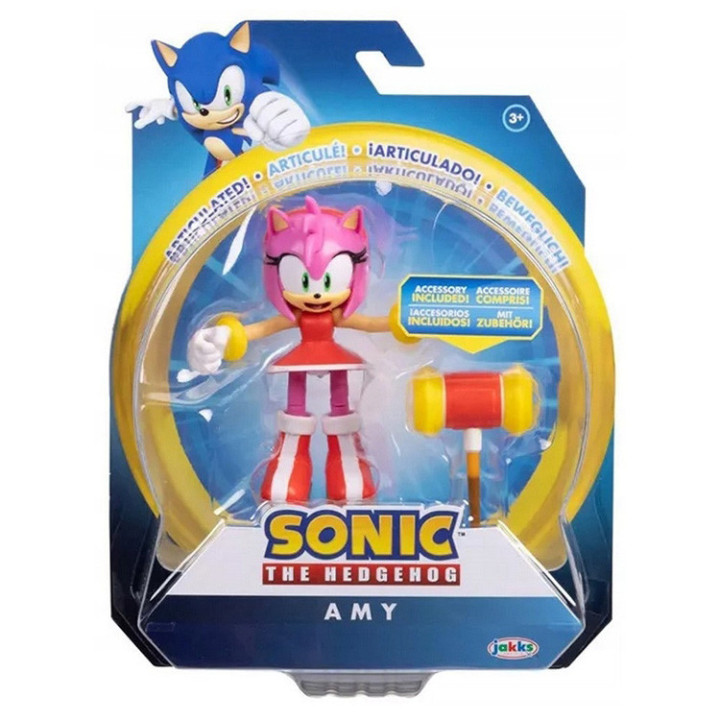 Sonic the Hedgehog - figurka akcyjna 10cm: Amy Rose i Piko Piko Hammer
