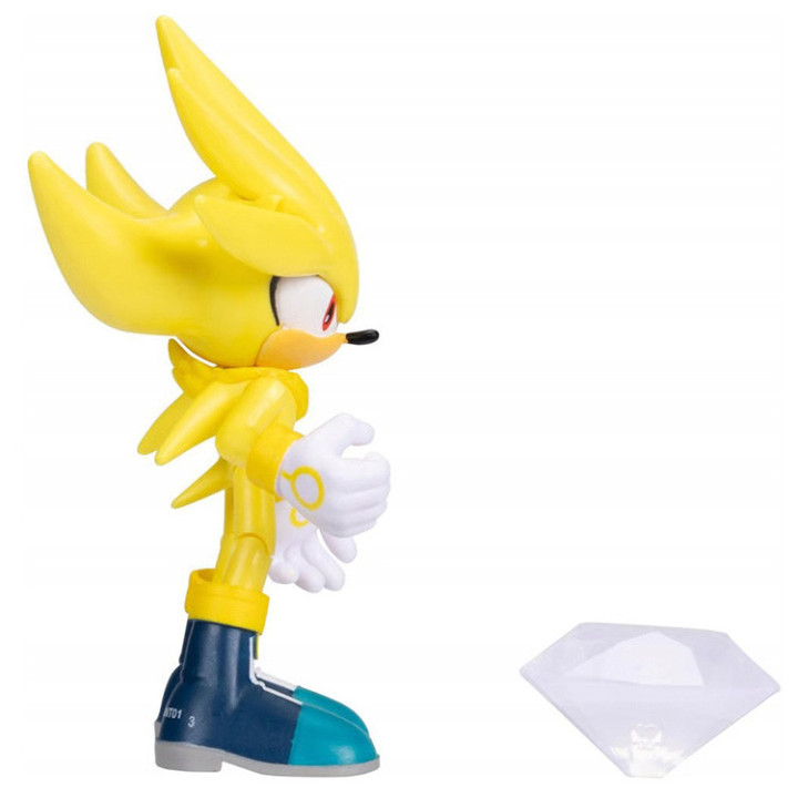 Sonic the Hedgehog - figurka akcyjna 10cm: Super Silver i Biały Szmaragd Chaosu