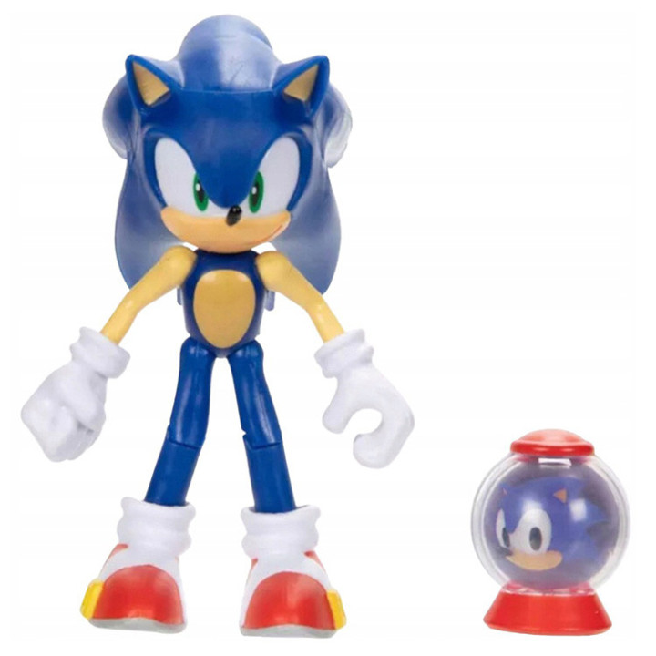 Sonic the Hedgehog - figurka akcyjna 10cm: Sonic i kapsuła z dodatkowym życiem