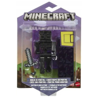 Minecraft: seria Build -A- Portal: Figurka Witherowy Szkielet i miecz HDV08