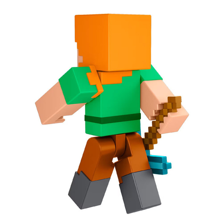 Minecraft: seria Build -A- Portal: Figurka Alex i miecz HFC34