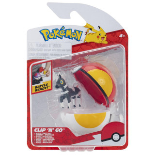 Pokemon - figurka+kula - Clip'n'go - Blitzle + Fast Ball