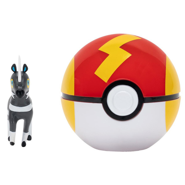 Pokemon - figurka+kula - Clip'n'go - Blitzle + Fast Ball