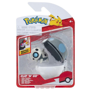 Pokemon - figurka+kula - Clip'n'go - Aron + Heavy Ball