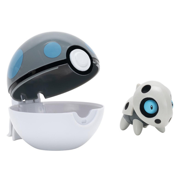 Pokemon - figurka+kula - Clip'n'go - Aron + Heavy Ball