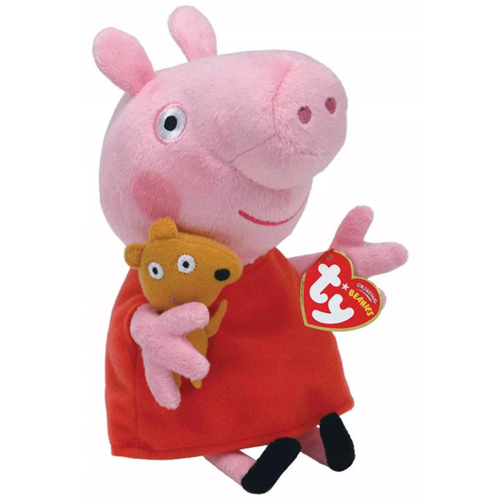 Świnka Peppa: Maskotka Peppa 18cm (TY)