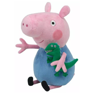 Świnka Peppa: Maskotka świnka George (Jacek) 17cm (TY)