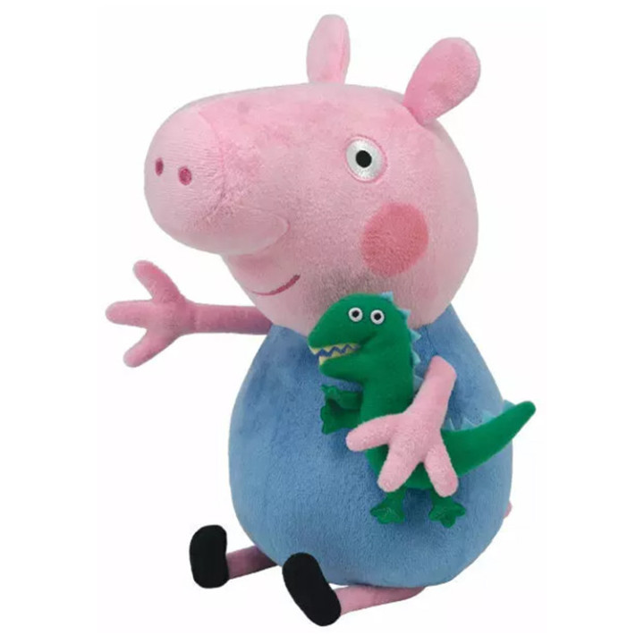 Świnka Peppa: Maskotka świnka George (Jacek) 17cm (TY)
