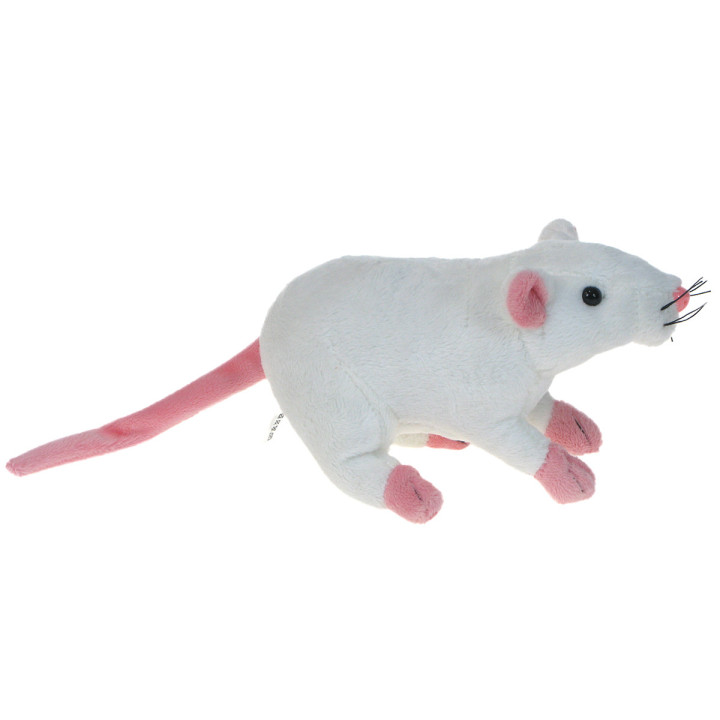 Maskotka Szczur biały 19cm 69440