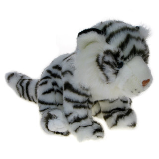 Maskotka Tygrys śnieżny siedzący 25cm