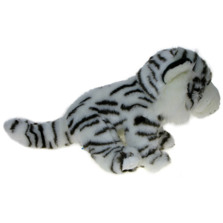 Maskotka Tygrys śnieżny siedzący 25cm