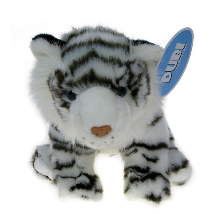 Maskotka Tygrys śnieżny siedzący 25cm