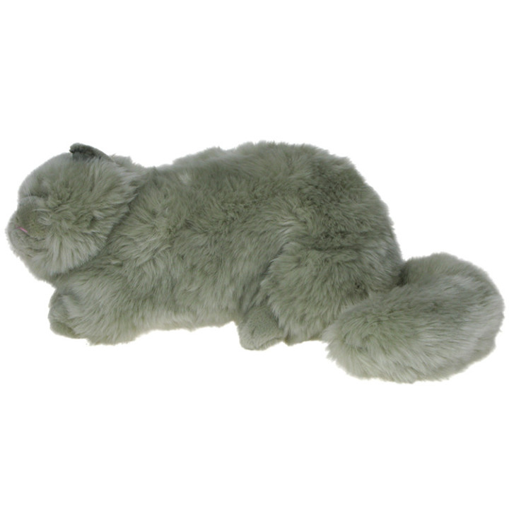Maskotka Kot Perski leżący szary 30cm 14836