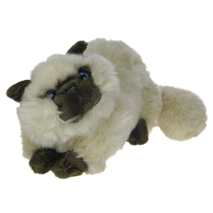 Maskotka Kot Perski leżący beżowy 30cm 14836