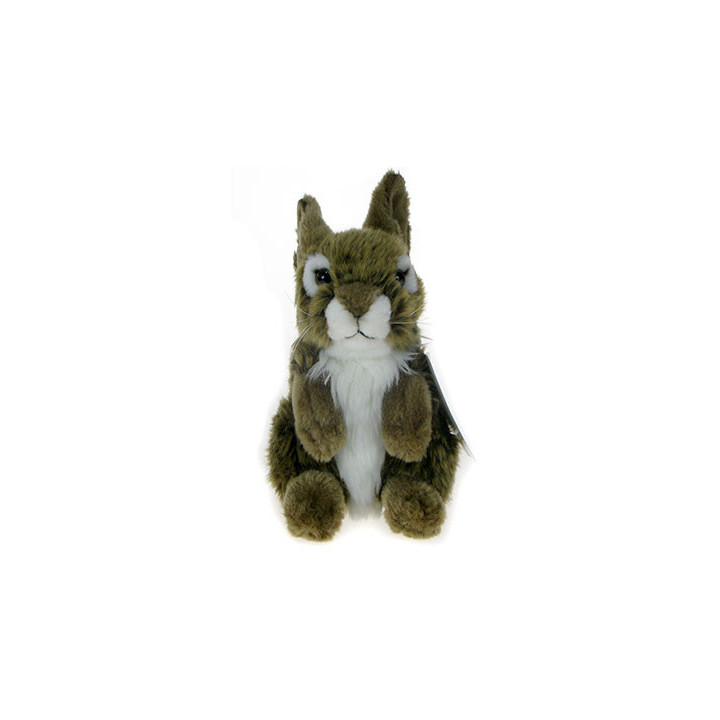 Maskotka Królik 20cm 13723 ciemnobrązowy
